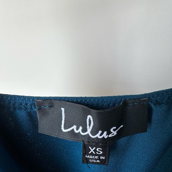 Lulu’s Forever Your Girl Teal Blue Mini Dress - Picture 9 of 9